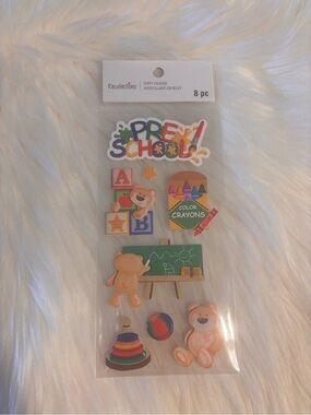 Recollections Preschool Puffy Bear Scrapbook Journal Stickers